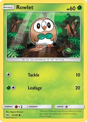 Rowlet [Azione | Fogliame]