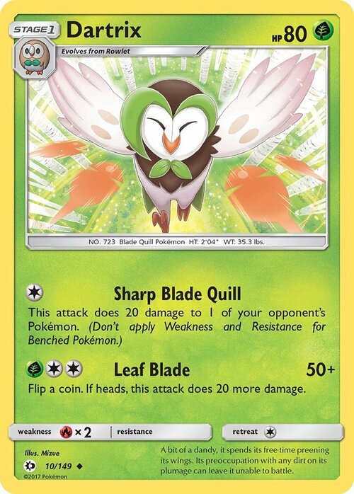 Dartrix [Piumaffilata Tagliente | Fendifoglia] Card Front