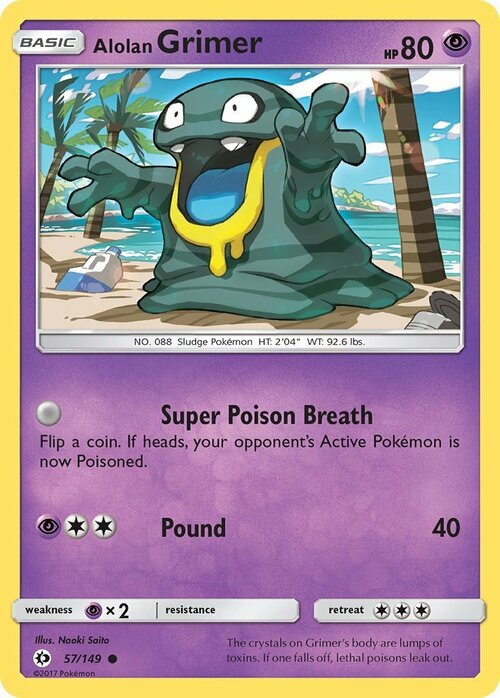 Alolan Grimer Card Front