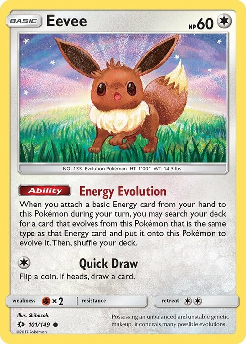 Eevee Card Front