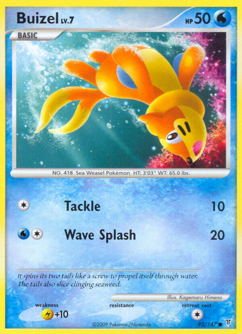 Buizel Card Front