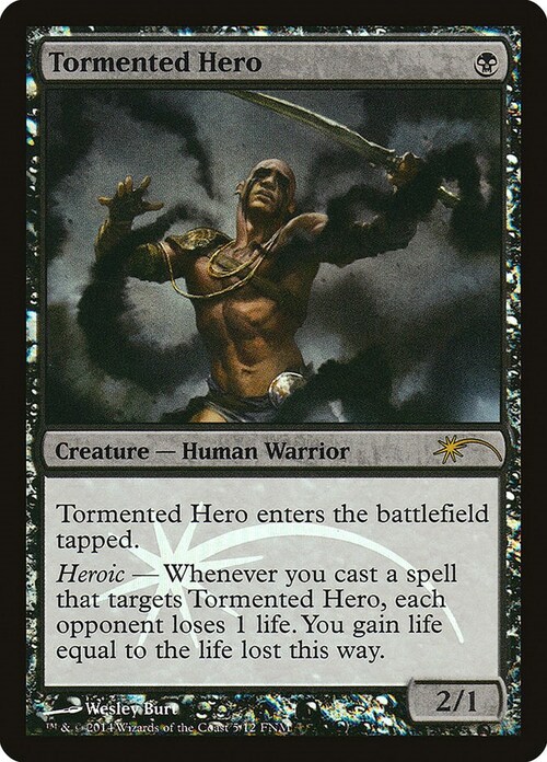 Tormented Hero Card Front