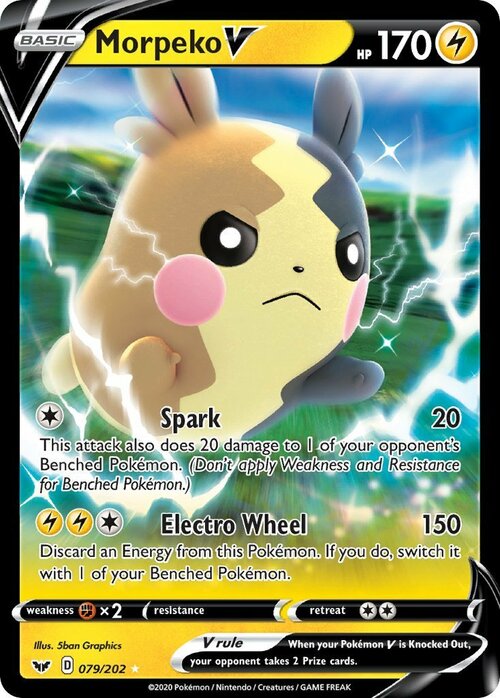 Morpeko V Card Front