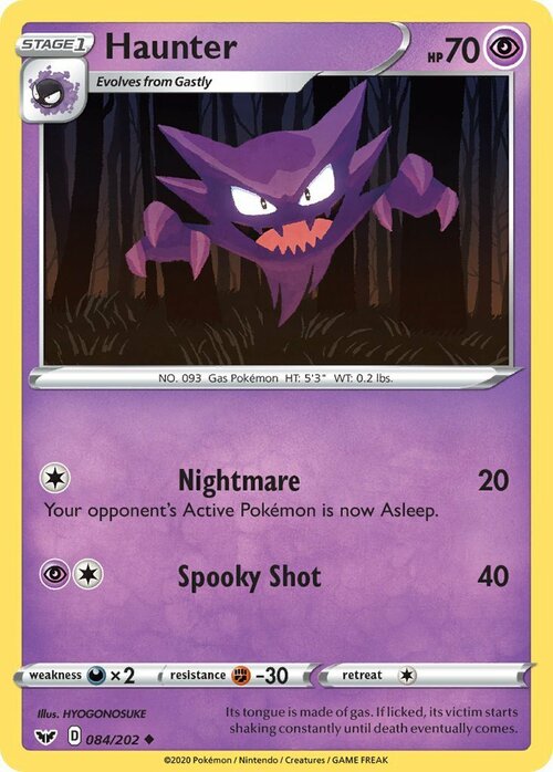 Haunter Card Front