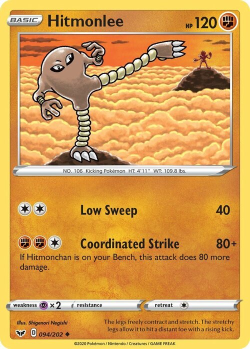 Hitmonlee Card Front