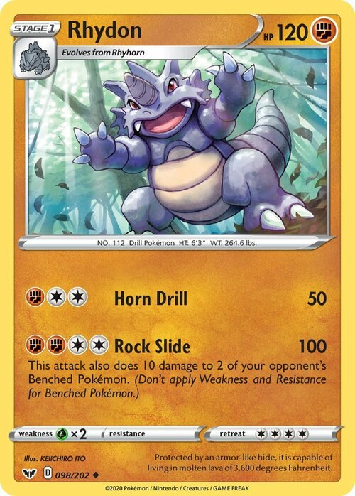 Rhydon Card Front