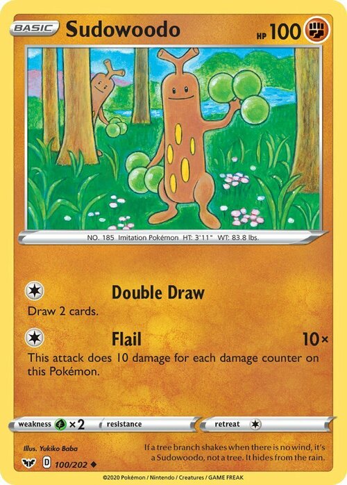 Sudowoodo Card Front