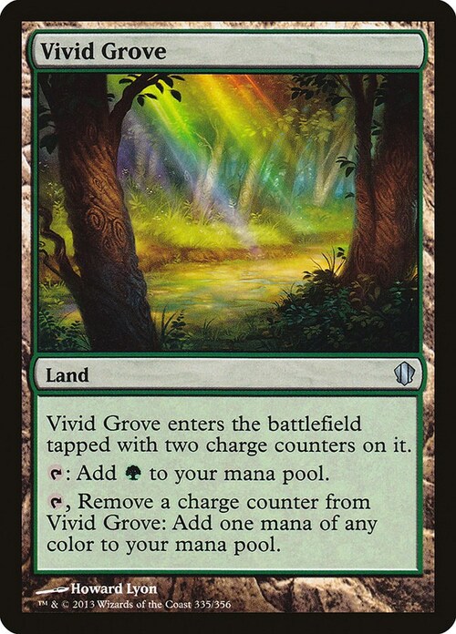 Vivid Grove Card Front