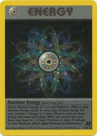 Rainbow Energy Card Front