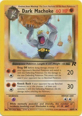 Dark Machoke Card Front