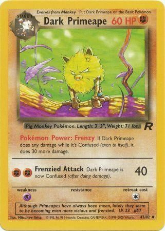 Dark Primeape Card Front