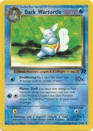 Dark Wartortle Card Front