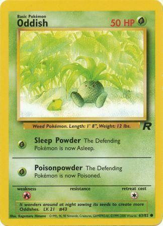 Oddish Card Front