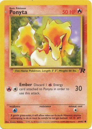 Ponyta Card Front