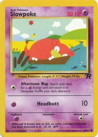 Slowpoke Card Front