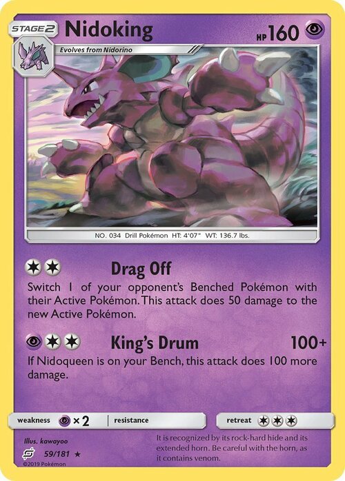 Nidoking Card Front