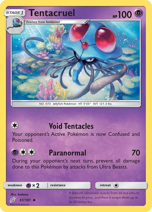 Tentacruel Card Front