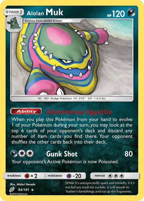 Alolan Muk Card Front