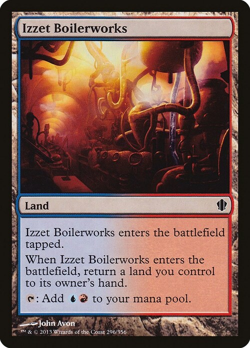 Izzet Boilerworks Card Front