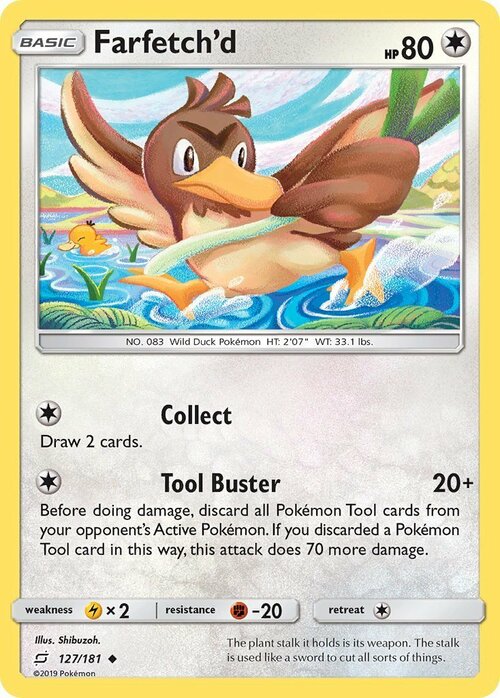 Farfetch'd Card Front