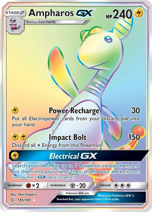 Ampharos GX Card Front