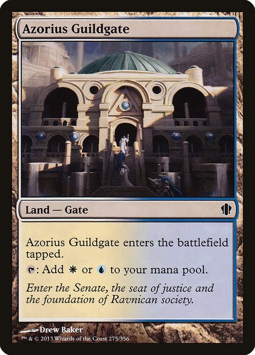 Azorius Guildgate Card Front