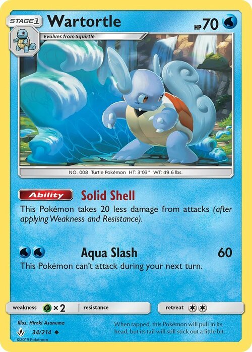 Wartortle Card Front