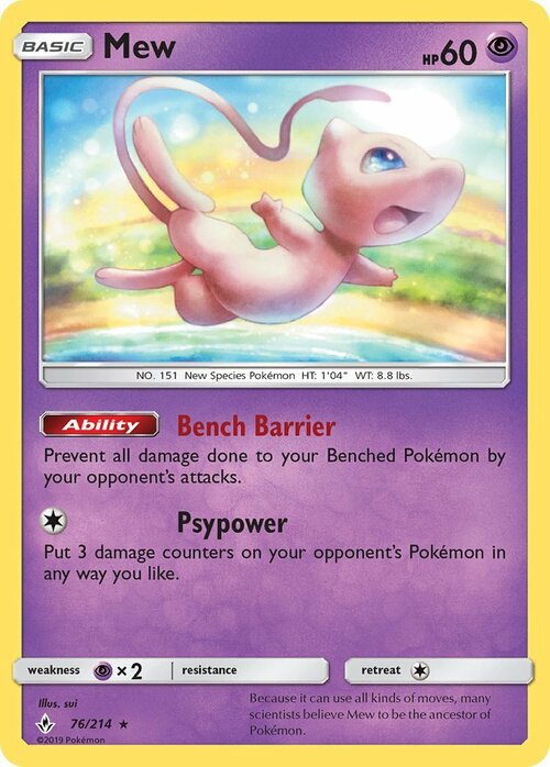 Mew Card Front