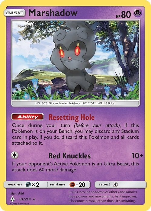 Marshadow Card Front