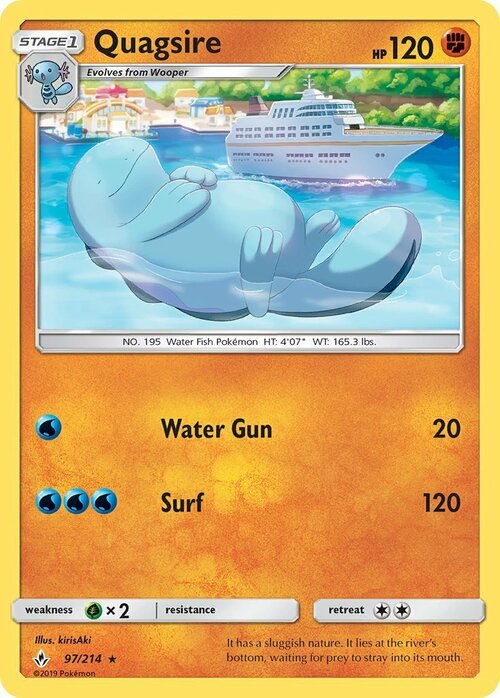 Quagsire Card Front