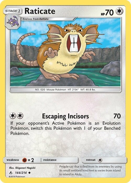 Raticate Card Front