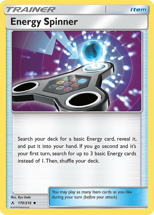 Energy Spinner Card Front