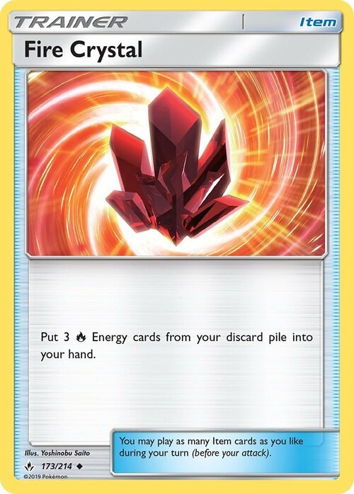 Fire Crystal Card Front