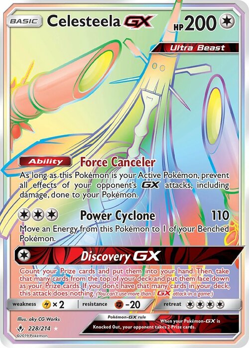 Celesteela GX Card Front