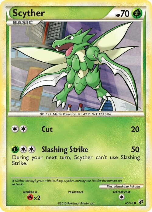 Scyther Card Front