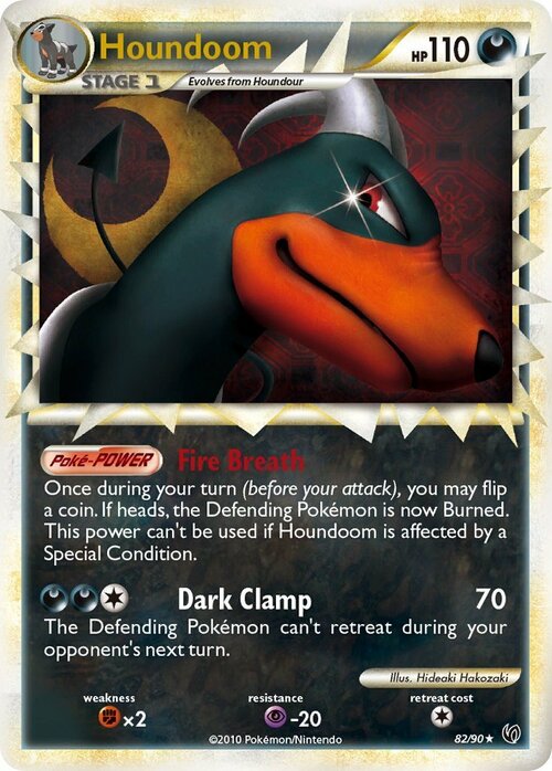 Houndoom Card Front