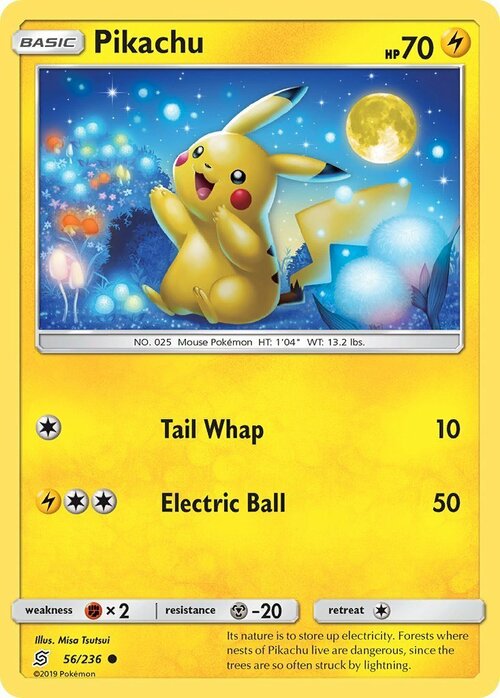 Pikachu Card Front