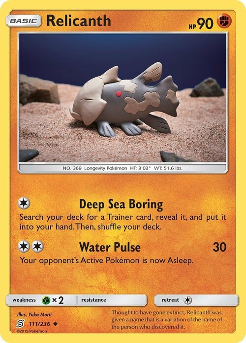 Relicanth Card Front