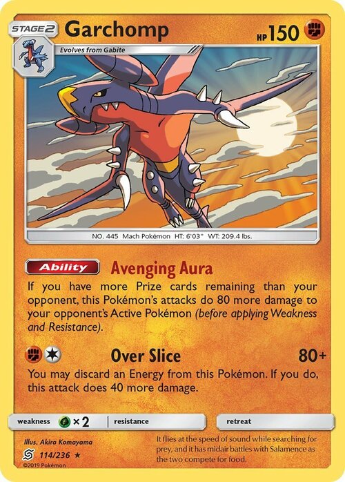 Garchomp Card Front