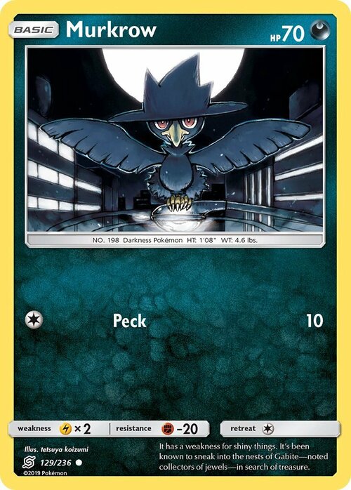 Murkrow Card Front