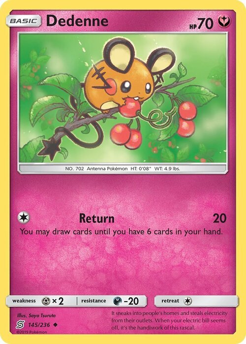 Dedenne Card Front