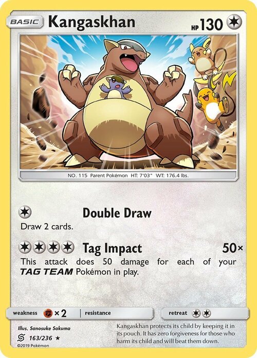 Kangaskhan Card Front