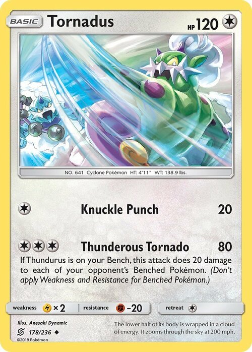 Tornadus Card Front