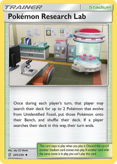 Pokémon Research Lab Card Front