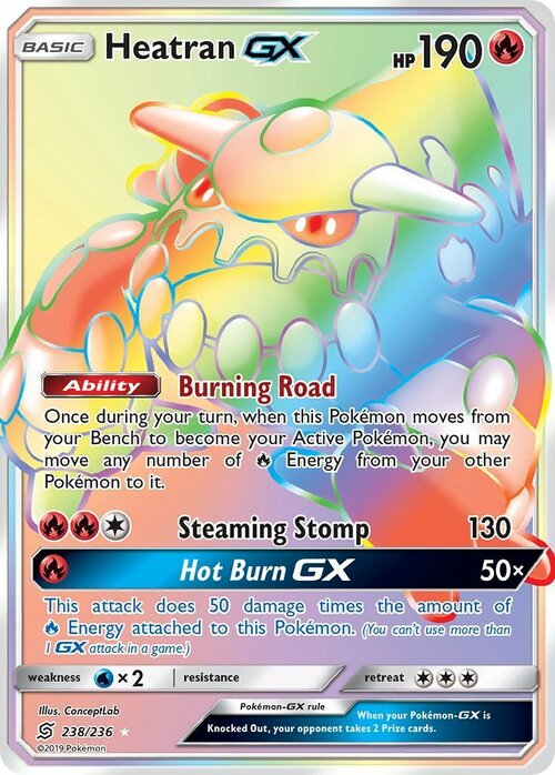 Heatran GX Card Front