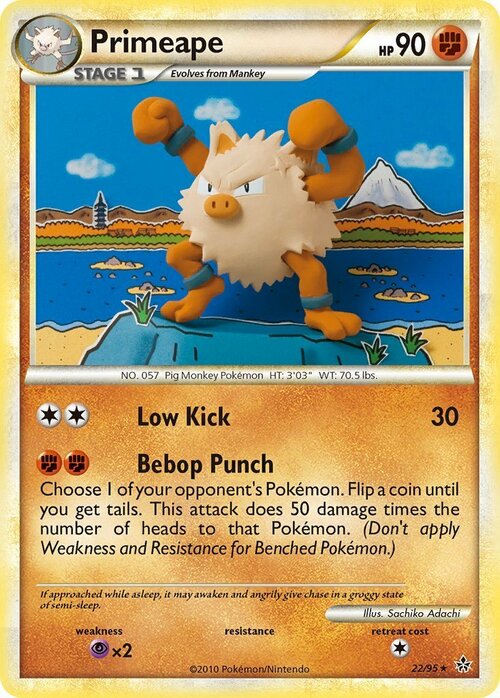 Primeape Card Front