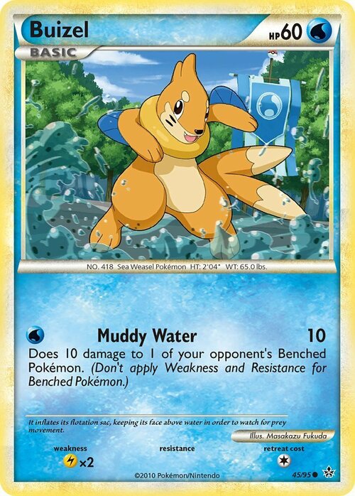 Buizel Card Front