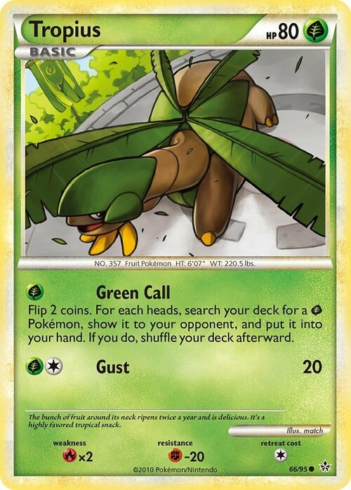 Tropius Card Front