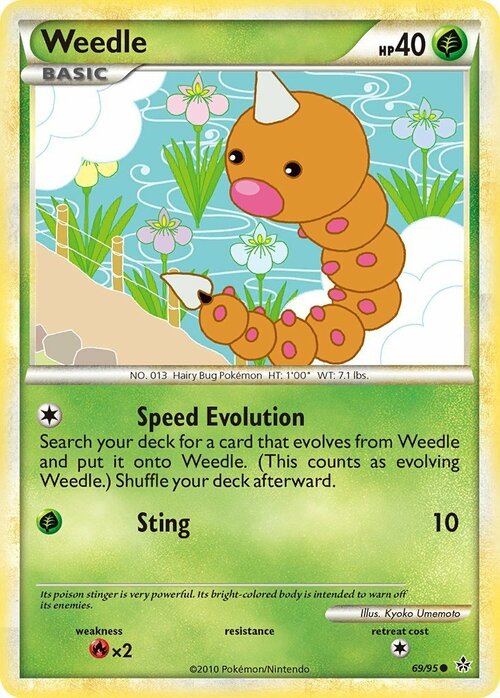 Weedle Card Front