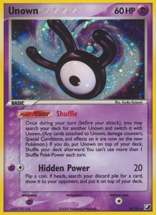 Unown Card Front